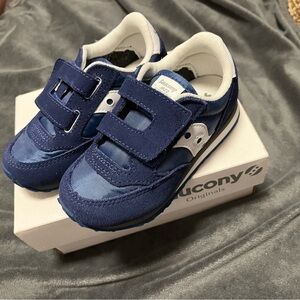 New in box Saucony originals baby jazz cobalt shoes